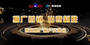推廣營銷 出奇制勝---百度推廣客戶交流會***成功！